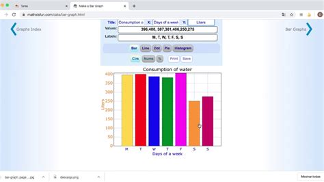 Como Hacer La Gráfica Del Consumo De Agua Youtube