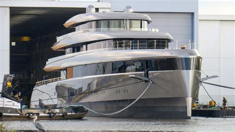 Feadship Launched The M Obsidian Project Youtube