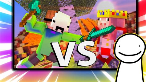 Dream VS Technoblade Epic Battle In Minecraft YouTube