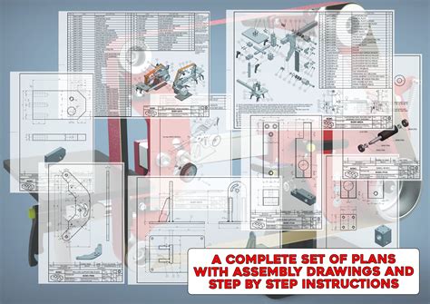 X Tilting Belt Grinder Plans Pdf And Dxf Files Etsy