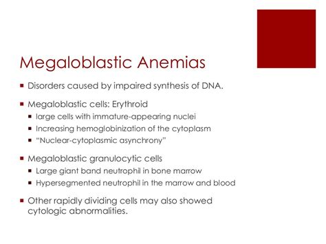 Megaloblastic Anemia