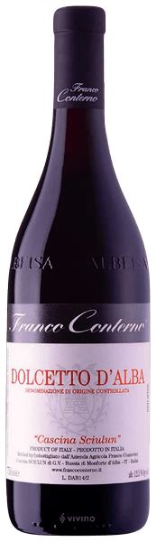 Franco Conterno Dolcetto D Alba Cascina Sciulun Vivino Us