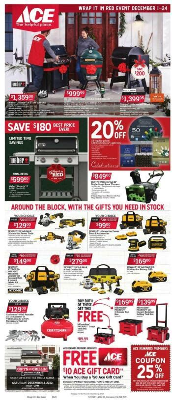 Ace Hardware Black Friday 2023 Ad Deals Sales BlackFriday