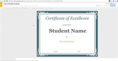 Certificate Template Google Docs – certificates templates free