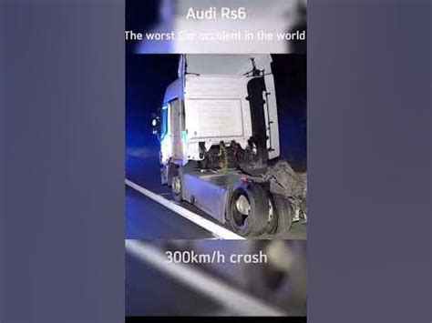 Audi rs6 crash - YouTube