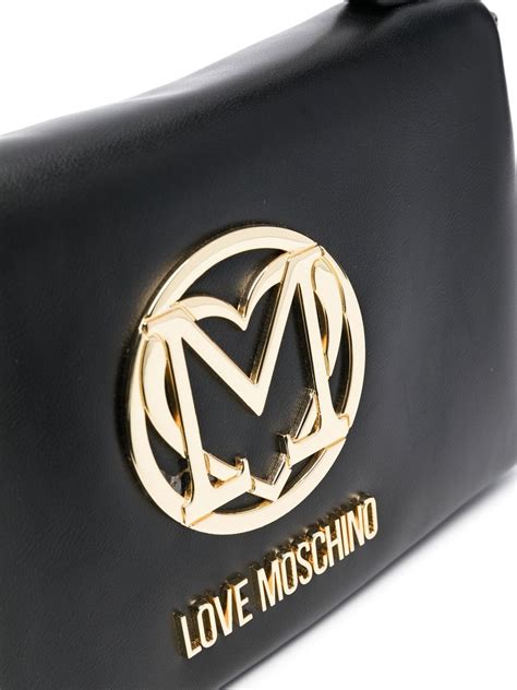 Love Moschino Logo Motif Tote Bag Black Farfetch