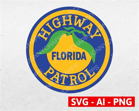 Florida Highway Patrol Logo FL State Police Department - Etsy