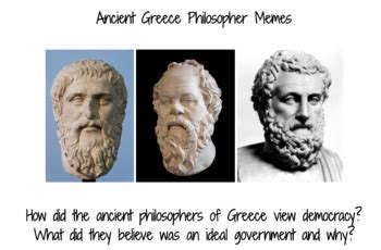 Ancient Greece Philosopher Memes By Emily Zuber Tpt