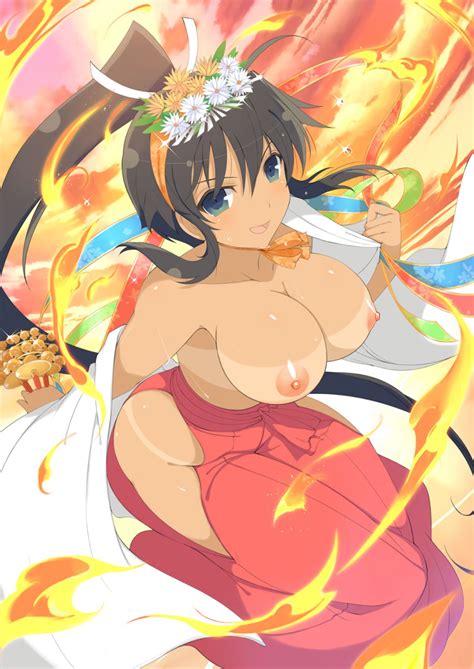 Rule 34 Homura Senran Kagura Large Breasts Photoshop Senran Kagura