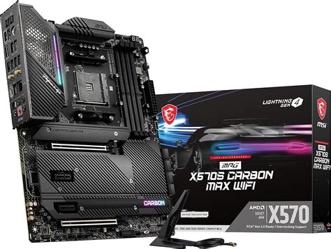 Msi Mpg X570s Carbon Max Wifi Gaming Motherboard Atx Amd Socket Am4 Ddr4 Pcie 4