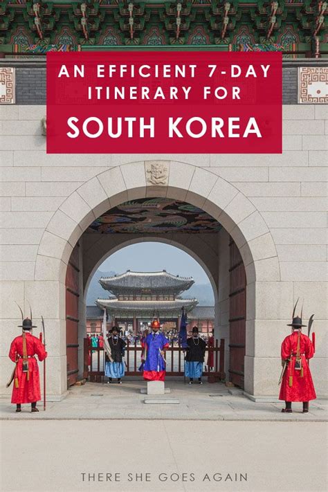 A Very Efficient Korea Itinerary for 7 Days | Korea travel, Korea ...