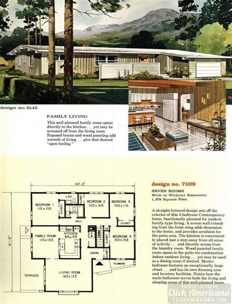 1970 S Split Level Floor Plans Floorplans Click