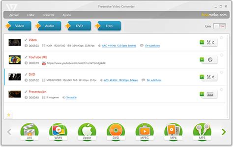 Gratis Convertidor De Videos De Freemake Mp Video Converter