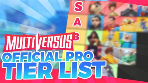 Official Pro Multiversus Character Tier List Based On Pro