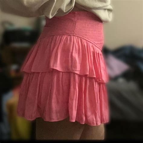 Pink Frilly Mini Skort Never Worn Out Super Depop