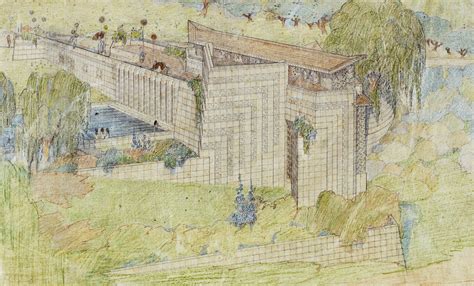 Crafting History: 15 Exquisite Drawings and Models by Frank Lloyd Wright - Architizer Journal