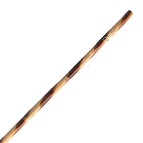 Spiral Burn Rattan Bo Staff