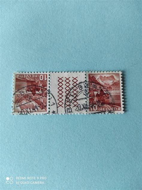 Briefmarken Helvetia Rp 10 Schloss Chillon 1939 Kaufen Auf Ricardo