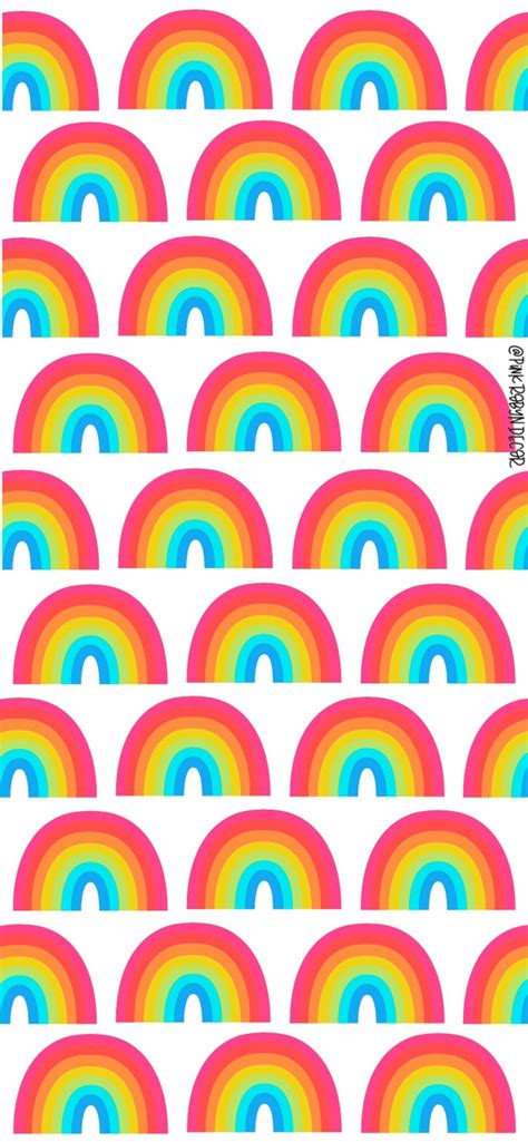 Bright Rainbow Screensaver - WHITE