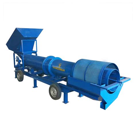 Mining Equipment Alluvial Gold Trommel Wash Plant Rotary Scrubber