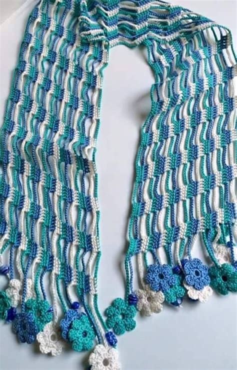 Point Wave Crochet Stitch | Crochet scarf pattern free, Crochet scarf, Crochet clothes