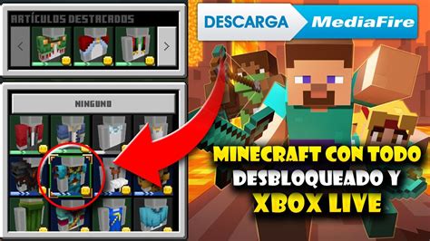 Descargar Minecraft Pe Oficial Con Todo Desbloqueado Y Xbox Live