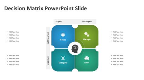 Decision Matrix PowerPoint Slide | Decision Matrix Template