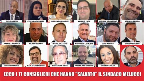 ECCO I 17 CONSIGLIERI COMUNALI CHE SOSTENGONO IL SINDACO DI TARANTO