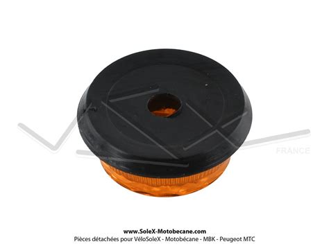 Catadioptre Rond Orange Avec Embase Packs Solex Motobecane