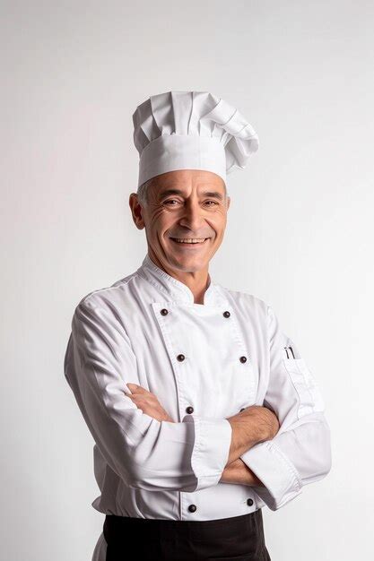 Premium Photo Arafed Man In A Chefs Hat And Apron Posing For A