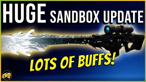 Exotic Weapon Buffs Nerfs Perk Changes Mod Updates 30th Anniv