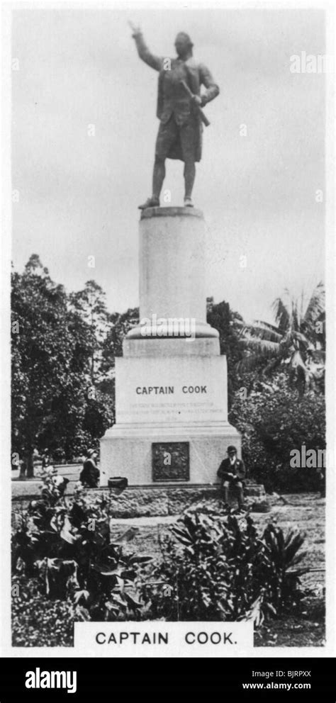 Captain Cook's statue, Australia, 1928. Artist: Unknown Stock Photo - Alamy