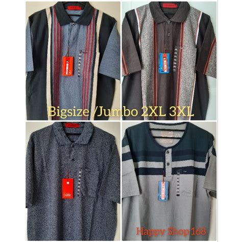 Jual Kaos Kerah Polo Shirt Pria Bigsize SILOMIDE Ukuran XXL Dan XXXL