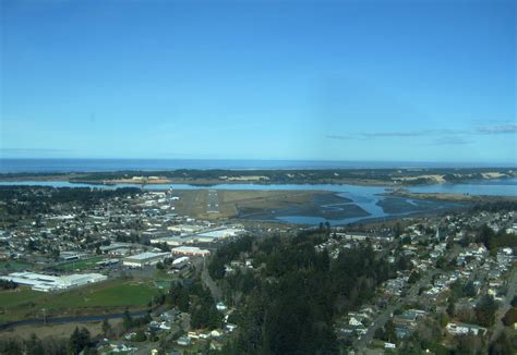 Aerial of North Bend, Oregon | Oregon travel, Winter wedding destinations, Travel and tourism