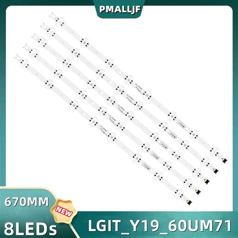 Pcs Set Led Backlight Strip For Lg Um Plb Um Dub