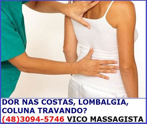 Massagem Terapêutica Para Dores Na Coluna Em São José Sc Vico