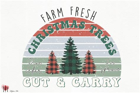 Farm Fresh Christmas Tree Sublimation Graphic By Dylanart · Creative