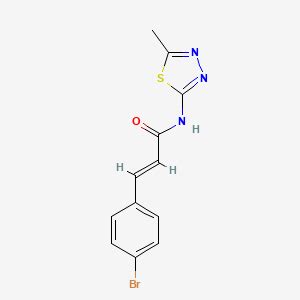 Bromophenyl N Methyl Thiadiazol Yl Acrylamide