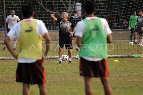 Latihan Timnas Bahrain Antara Foto