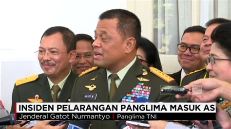 Inilah Bentuk Kekecewaan Panglima TNI Indonesia Ditolak Masuk Ke AS