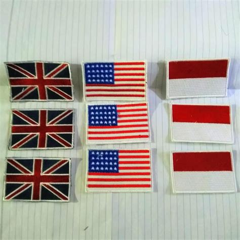 Jual Patch Bordir Bendera Negara Shopee Indonesia