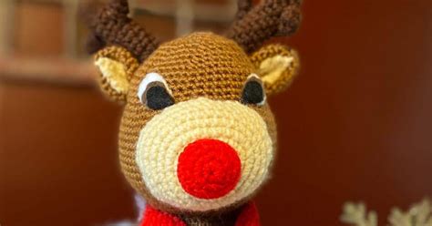 Rudolph The Red Nosed Reindeer Free Crochet Pattern Maplewood Road