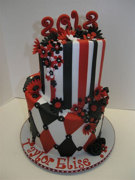 Red/black Graduation - CakeCentral.com