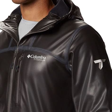 Columbia Titanium Outdry Ex Stretch Hooded Shell Jacket Mens