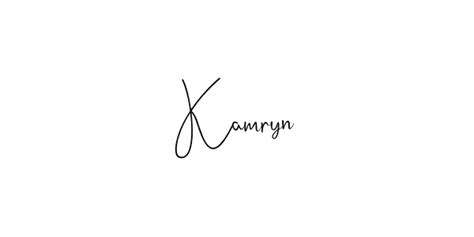 75 Kamryn Name Signature Style Ideas Creative Esignature