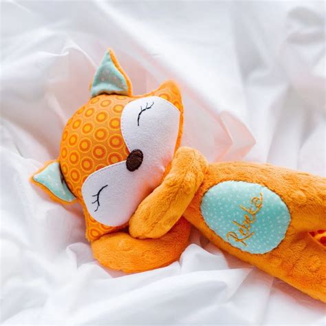 Fox Toy Fox Plushie Soft Toy Minky Fox Newborn Toys Personalised Toys ...