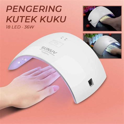 Jual SUN Pengering Kutek Kuku UV Nail Dryer 18 LED 36W SUN9C