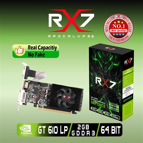 Jual Vga Card Rx Gt Lp Gb Ddr Bit Real Capacity Resmi