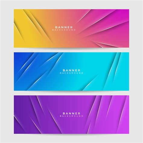 Premium Vector | Abstract blue yellow purple banner background. Vector ...