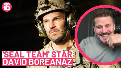 SEAL Team Star David Boreanaz Studio 10 YouTube